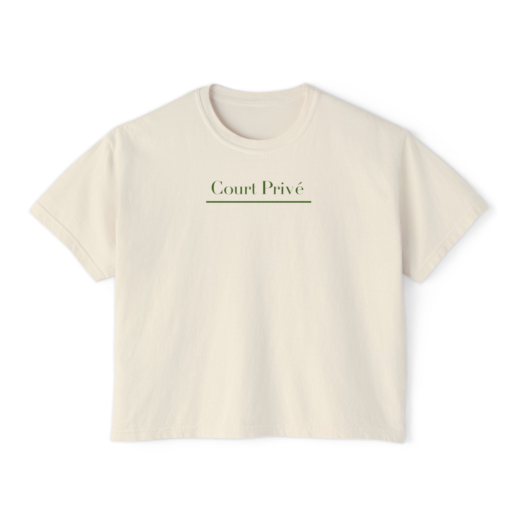 Break Hearts Club Tee – Server Looks Tennis Edition Crop Top