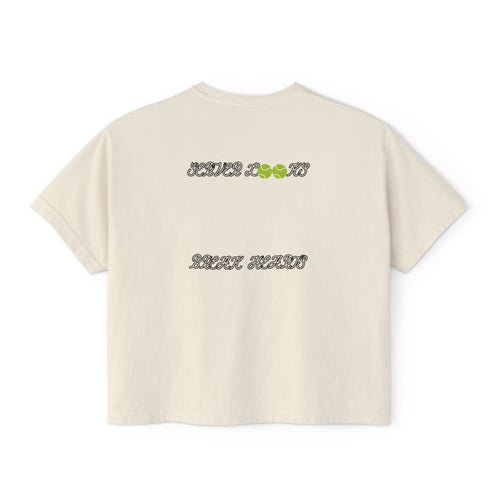 Break Hearts Club Tee – Server Looks Tennis Edition Crop Top