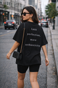 Less Perfection Oversized Tee – Minimalist Streetwear | by mange