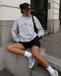 Oversized "VIBES" Sweatshirt – Minimalist Streetwear Crewneck